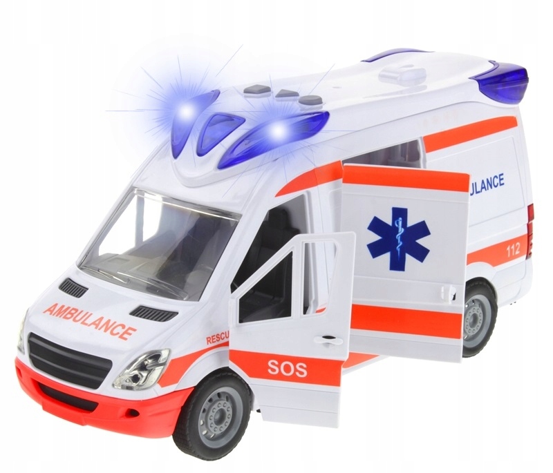 

Ambulans Karetka Pogotowia Van Auto Dźwięki Nosze