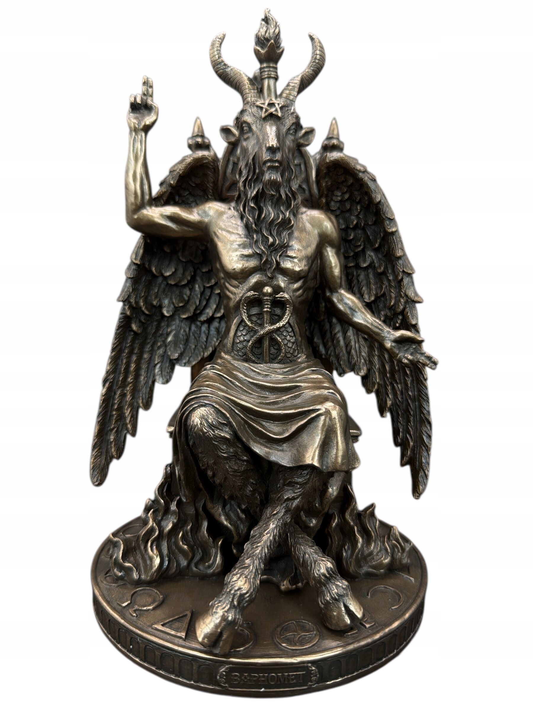 Figurka Sediaci Baphomet symbol rovnováhy Veronese WU77866A1