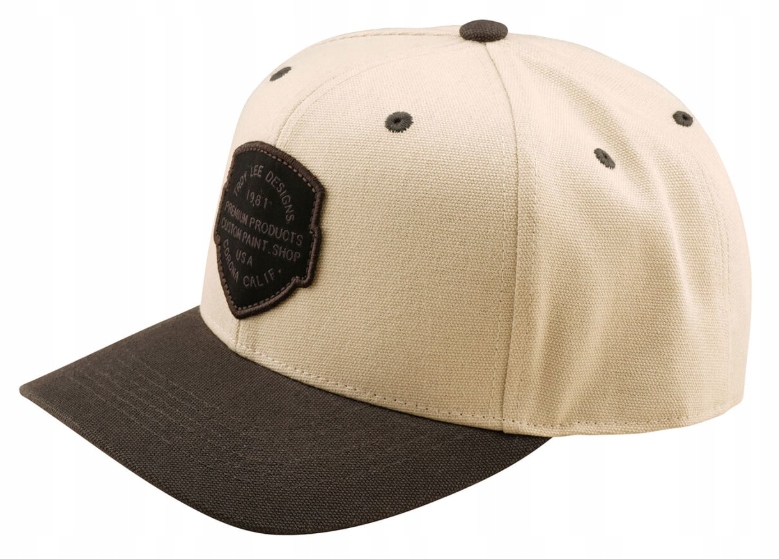 Kšiltovka Troy Lee Designs Curved Snapback Hat Imprint Pumice