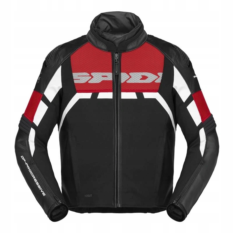 Motocyklová bunda Spidi Rapid H2OUT Red čierna červená biela Darčeky