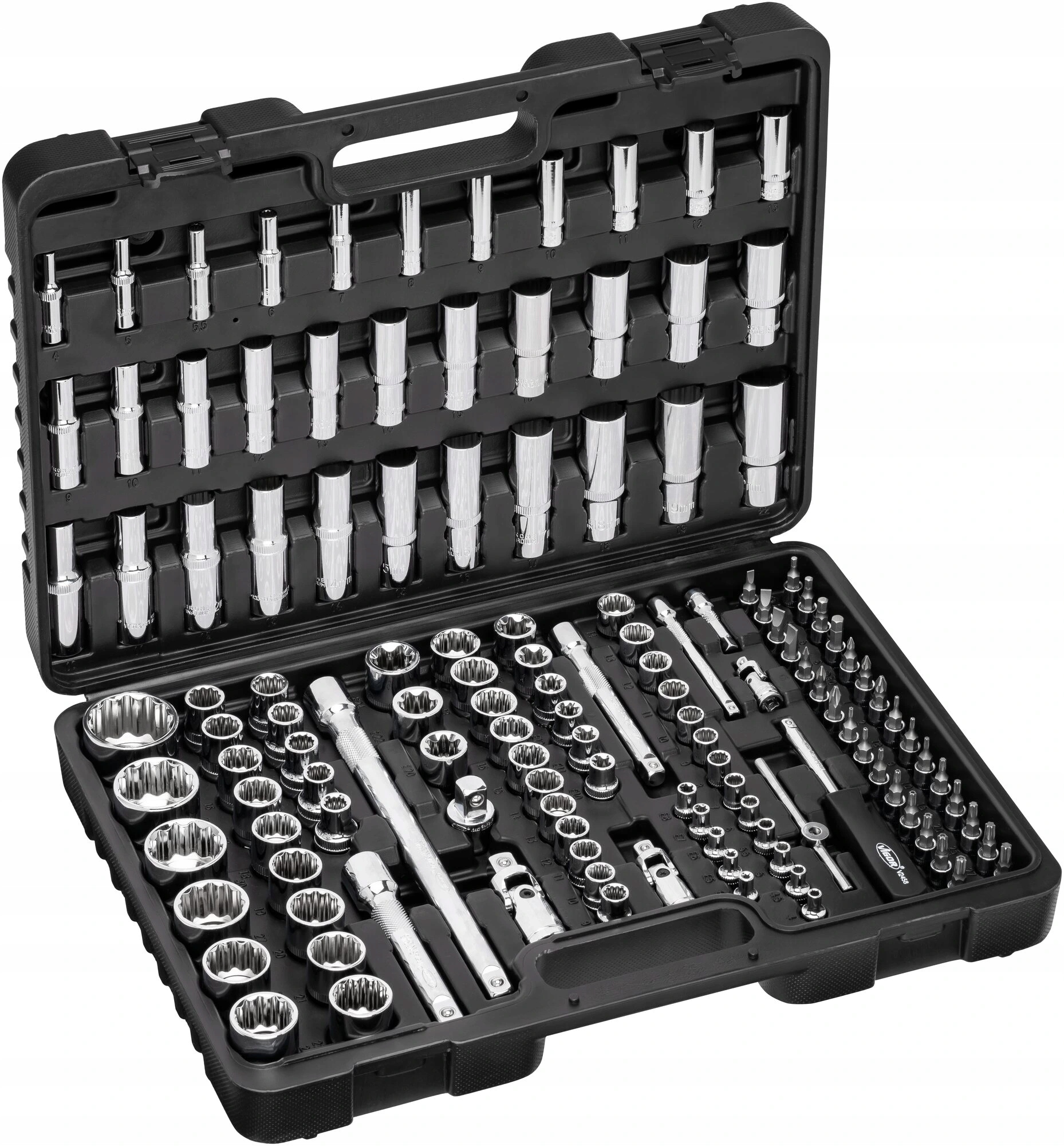 Vigor V5461,Sada nástrčných kľúčov 1/4",3/8",1/2" štvorhran Torx, Ph, Pz