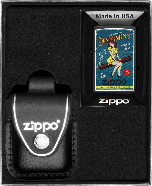 Sada Zippo Zapalovač Cigar Girl Dárková No3