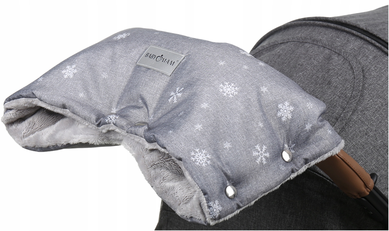 MUFKA DO WÓZKA OCIEPLANA RĘKAWICA NA SANKI PREMIUM BABYMAM