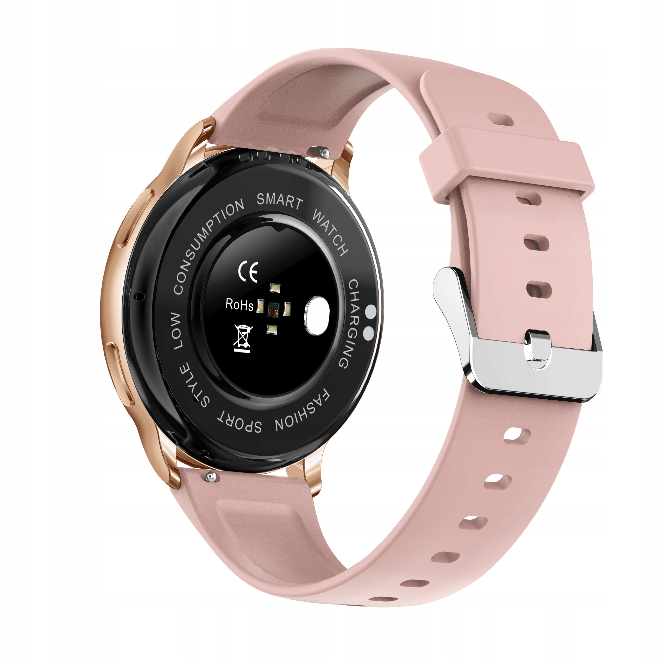 PIĘKNY SMARTWATCH ZEGAREK DAMSKI TEMPERATURA PULS Transmisja danych brak