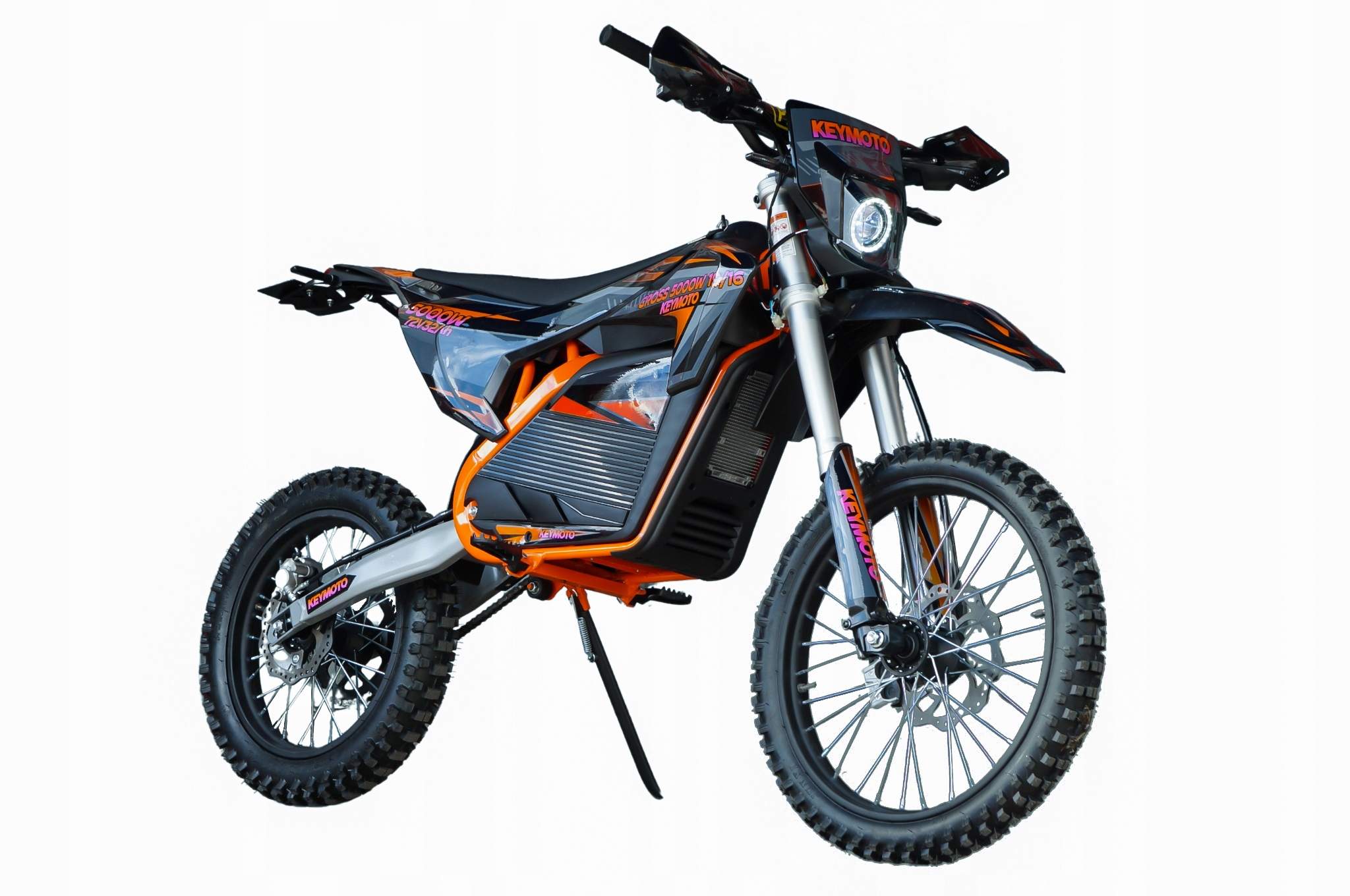 Cross elektryczny 5000W 72V 19/16 Led hydrauliczne hamulce Premium off-road