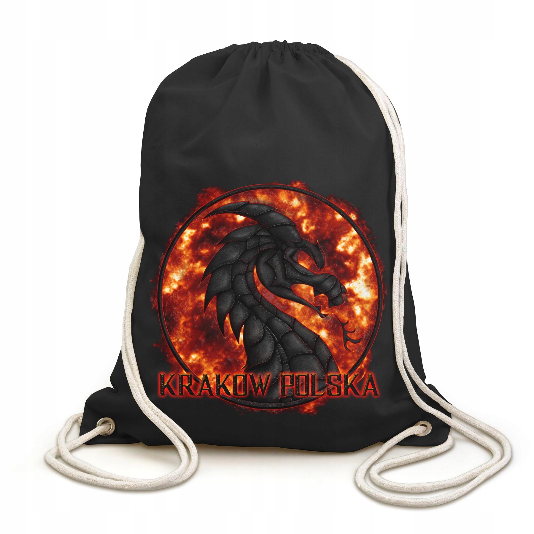 

Plecak Worek Smok Metal, czarny