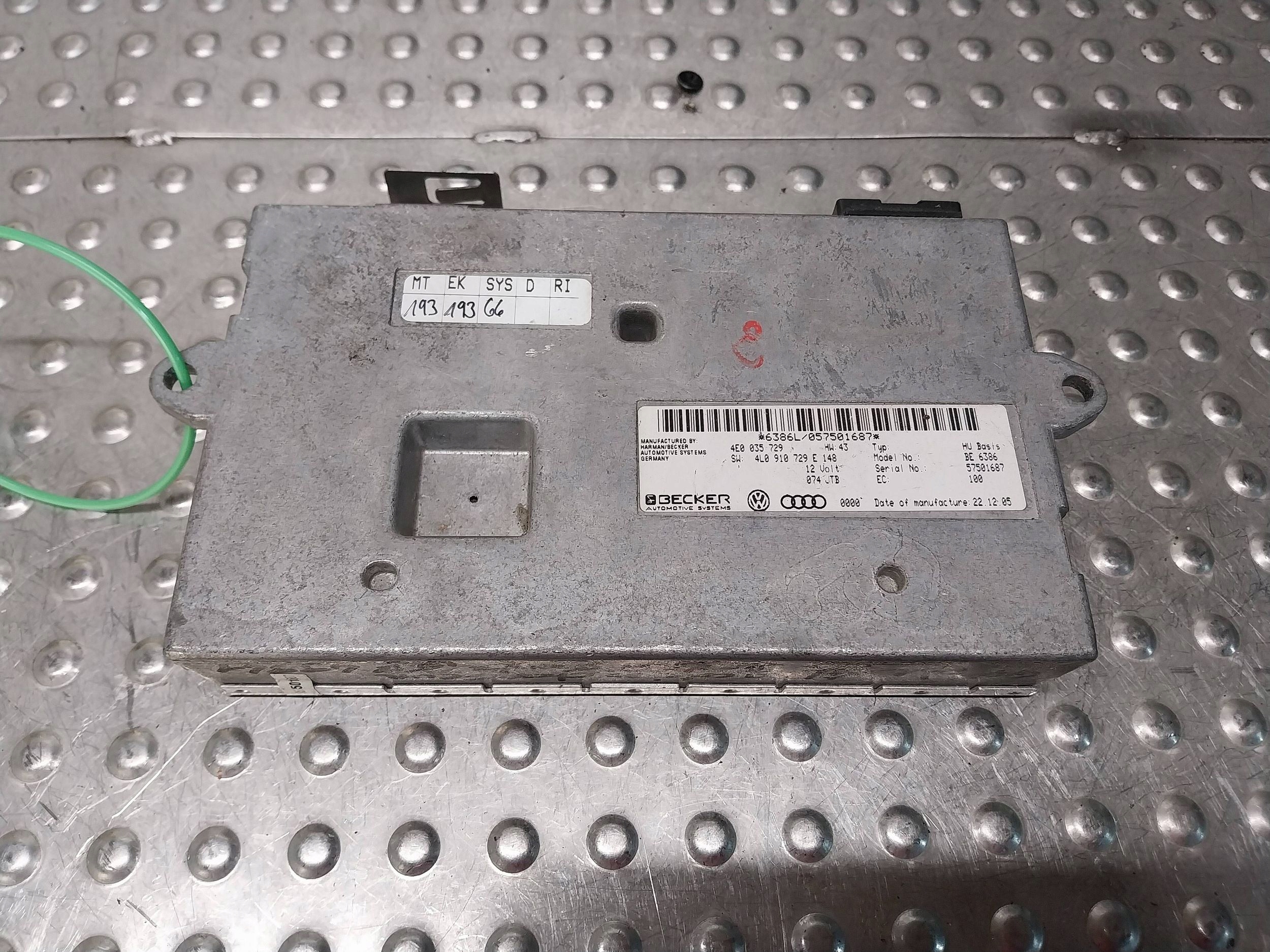 Module Navigation MMI 4E0035729 4L0910729E AUDI A6 C6 Q7 4L