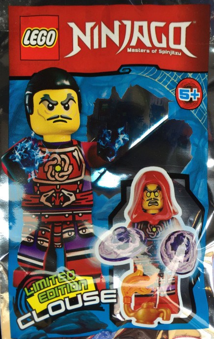 Nový Lego Ninjago Minifigurka Clouse 891610 unikát, limitovaná edice