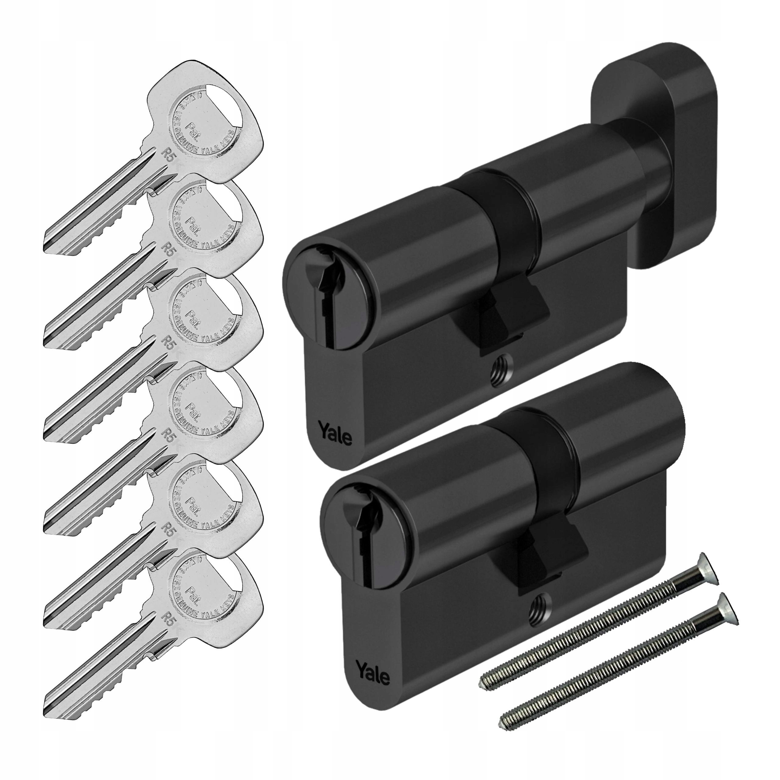 sada vložek Yale Y500 30/40 30/40G černá