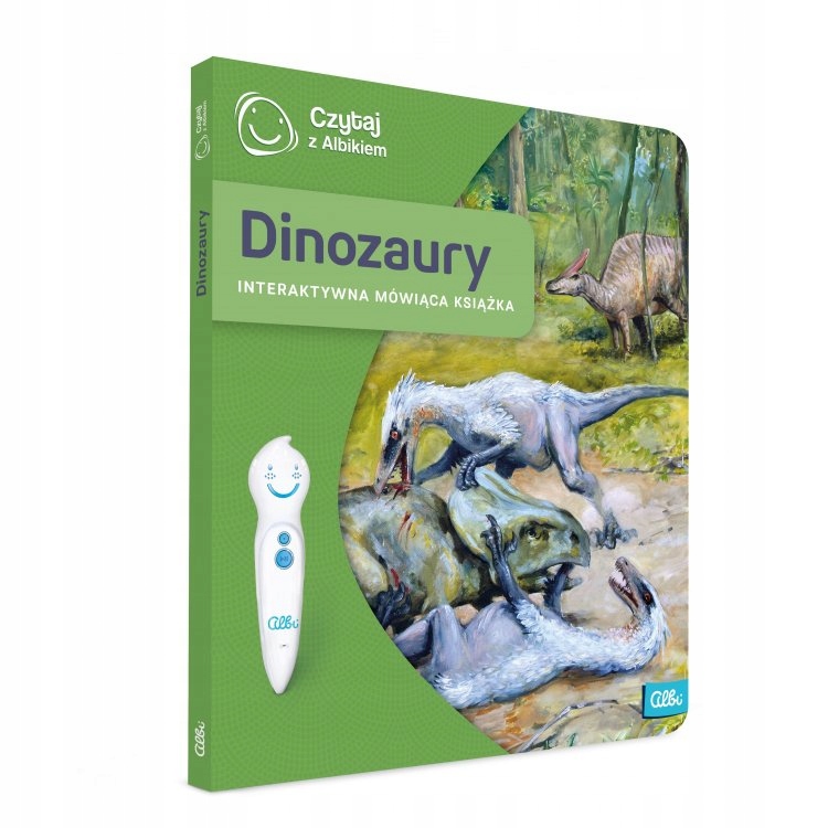 

Czytaj z Albikiem Dinozaury Książka interaktywna