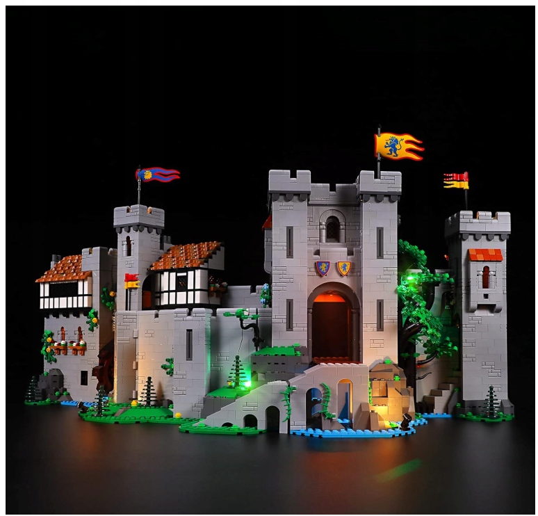 Briksmax Led osvětlení pro středověký hrad Lego Icons 10305