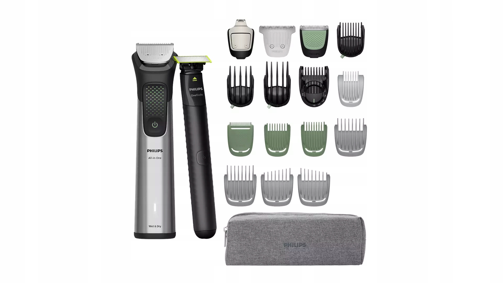 Philips Series 9000 Multifunkční zastřihovač MG9557/15 Philips OneBlade