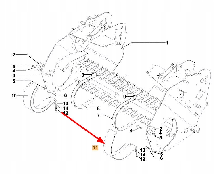 KVKB3905A22 - Kb3905a22 защитный кожух пикапа