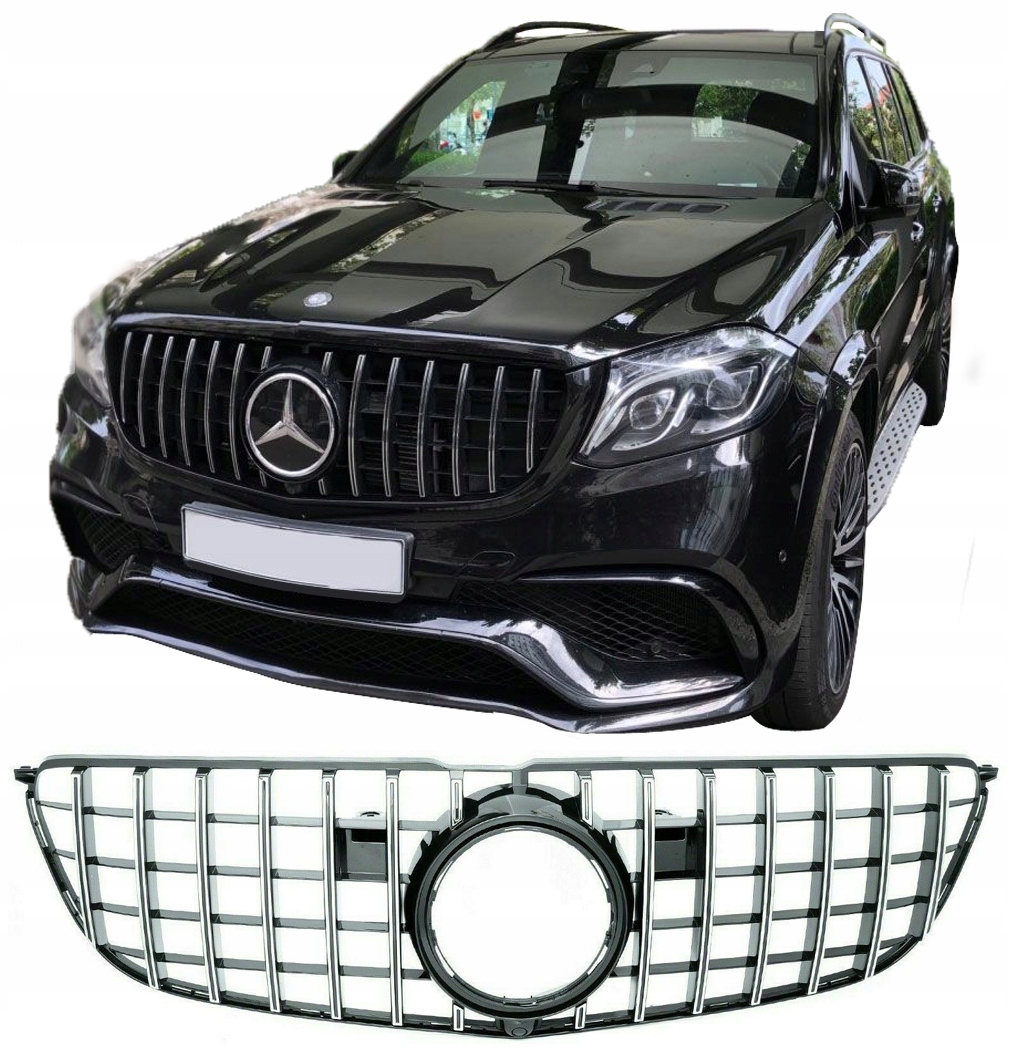 Atrapa Gril Mercedes Gls X166 W166 Panamericana Amg Chrom Nový Kvalita