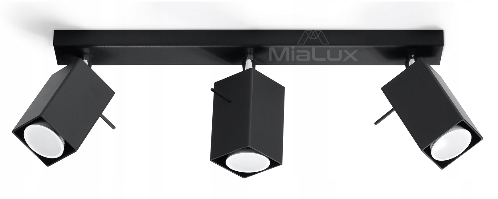 

Plafon Mateo 3 Czarny Oprawa Sufitowa Lampa Led