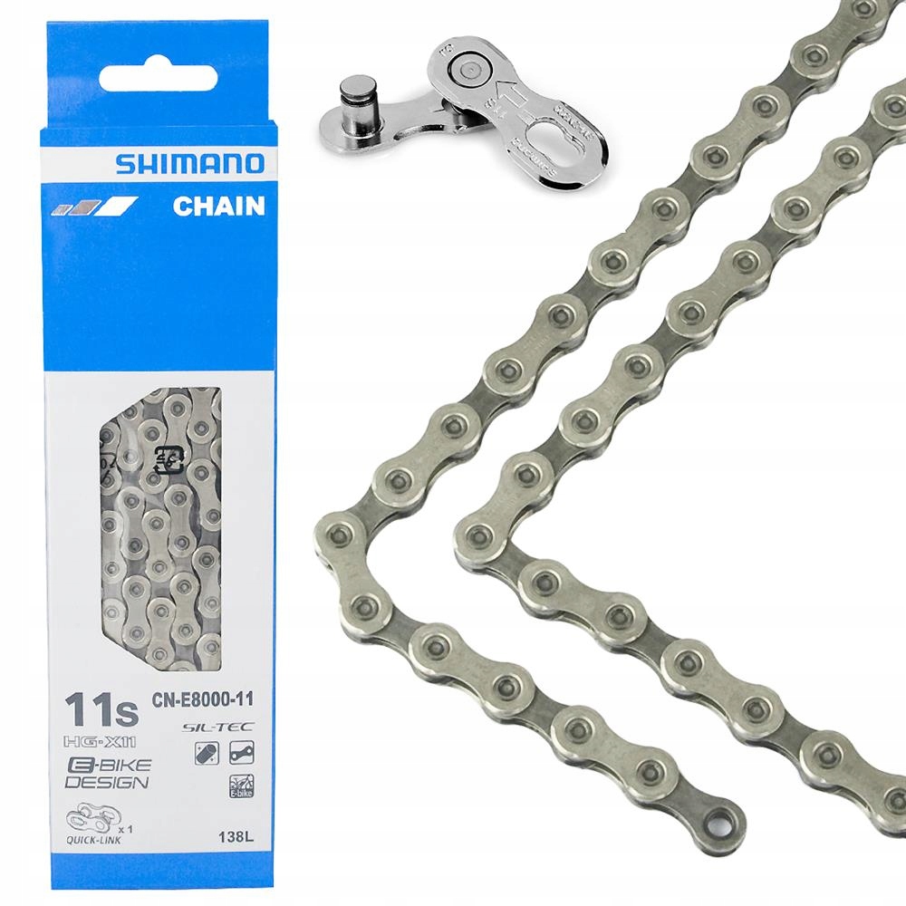 Řetěz Na Kolo Shimano Steps CN-E8000 11s 138 Ogniw E-Bike Spojka