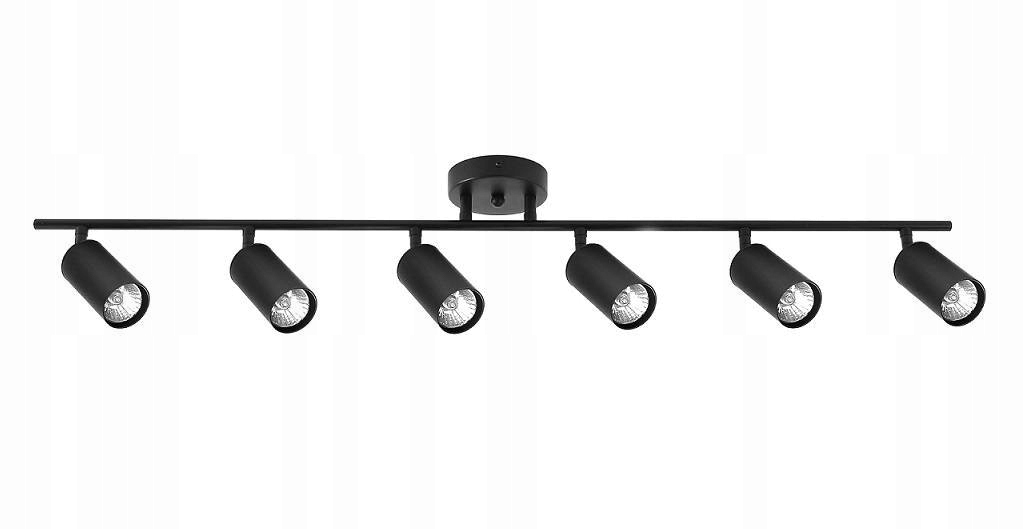 

Lampa Sufitowa Spot 6x Gu10 Tuba Nowoczesna