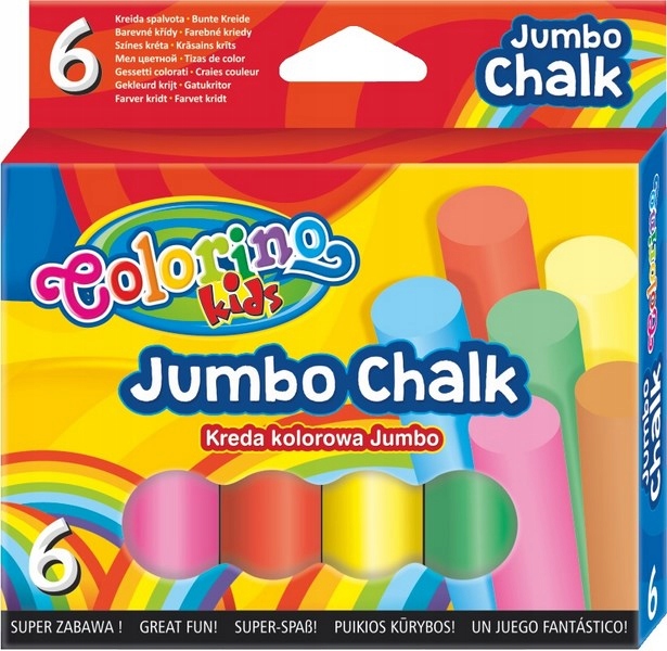 COLORINO KREDA KOLOROWA JUMBO 6 KOL W PUDEŁKU