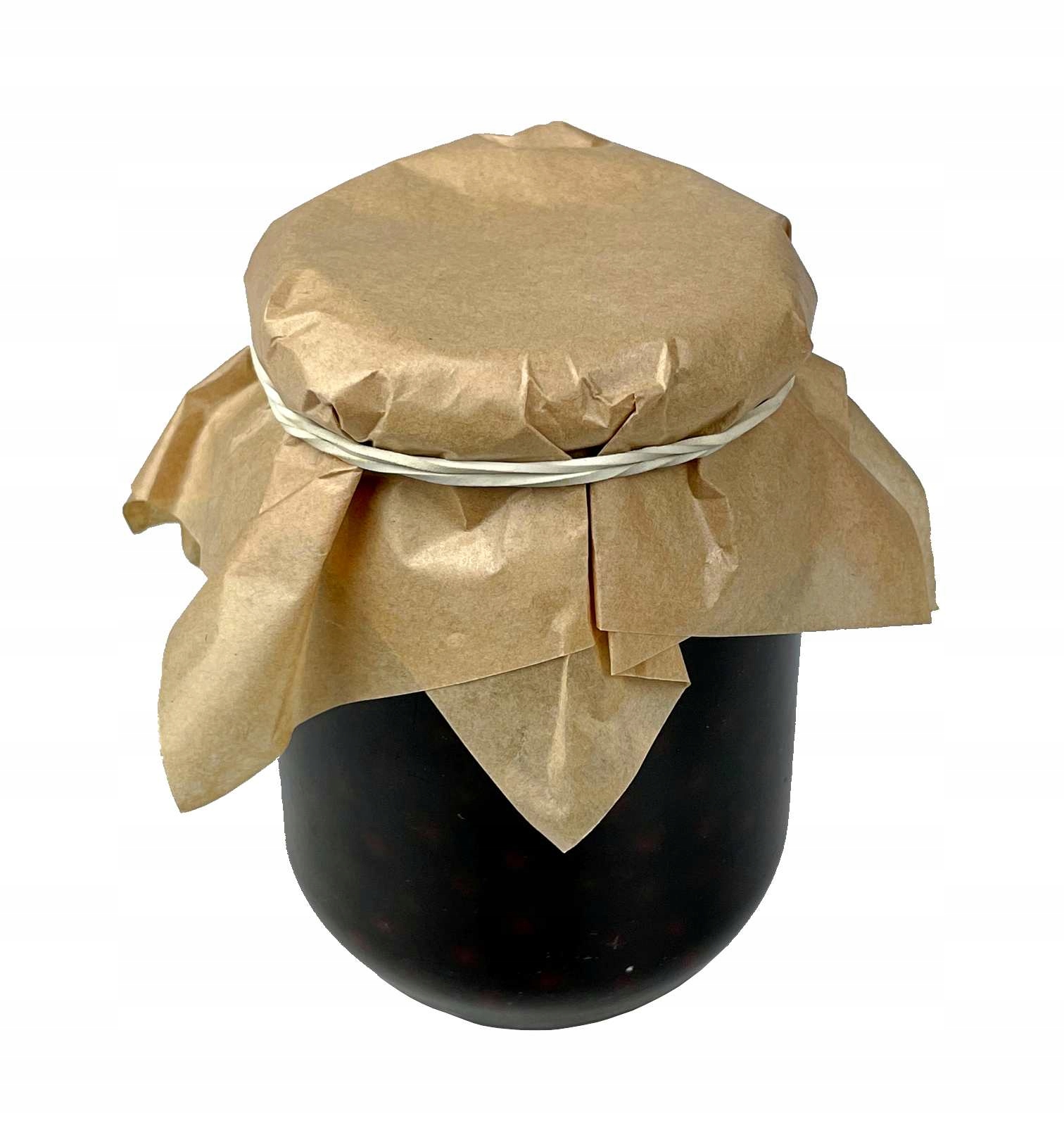 

Nakładki Na Słoiki Brązowe Papierowe 100szt Eko