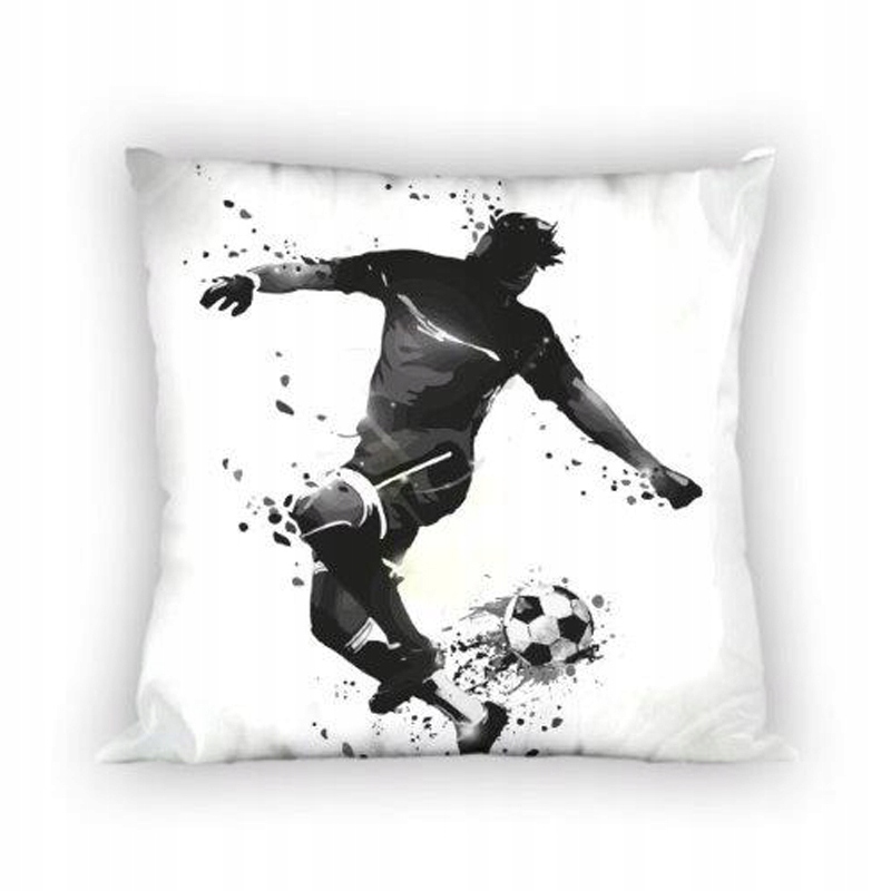 Poszewka 40x40 na poduszkę dla dziecka bawełniana Piłkarz Piłka Nożna zamek Długość (cm) 40
