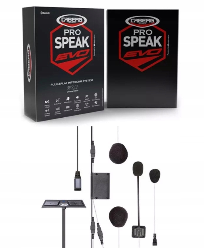 Caberg Interkom Pre Prilby Caberg Model Pro Speak Evo (pasuje Na Všetky Typy)
