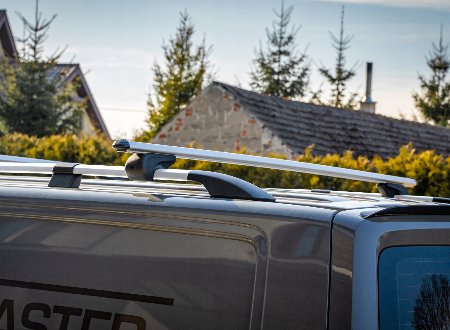 Relingi dachowe Ford Transit Custom 2013+ SHORT Producent części Omtec