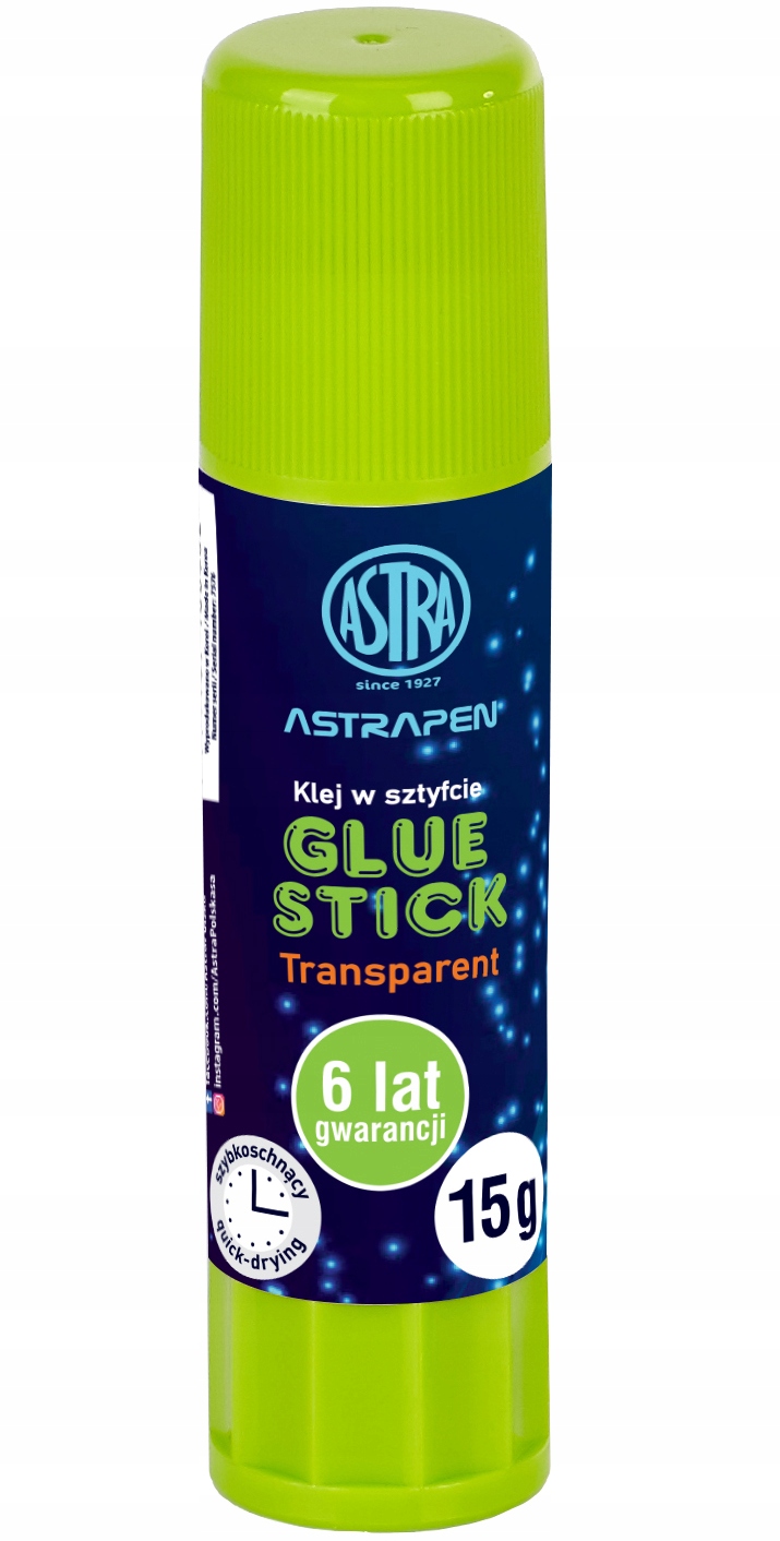 

Astra Klej W Sztyfcie Transparentny 15g szkolny