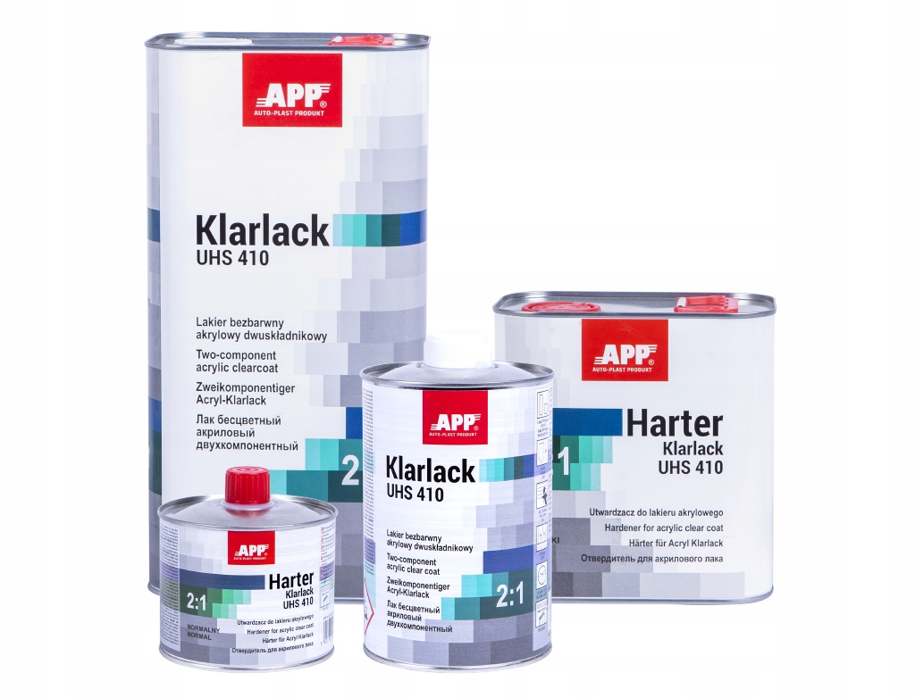 Приложение Klarlack UHS 410 + Harter высочайшее качество 7,5 л