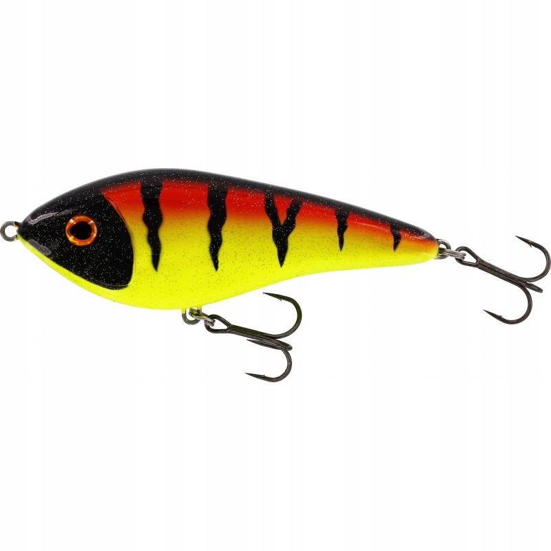 Wobler Jerk Swim Glidebait 13,5cm 86g Alert Perch Tonący