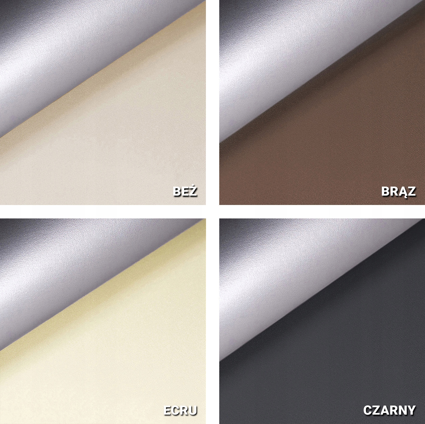 TKANINA MATERIAŁ ROLET TERMO SILVER Kolor wielokolorowy