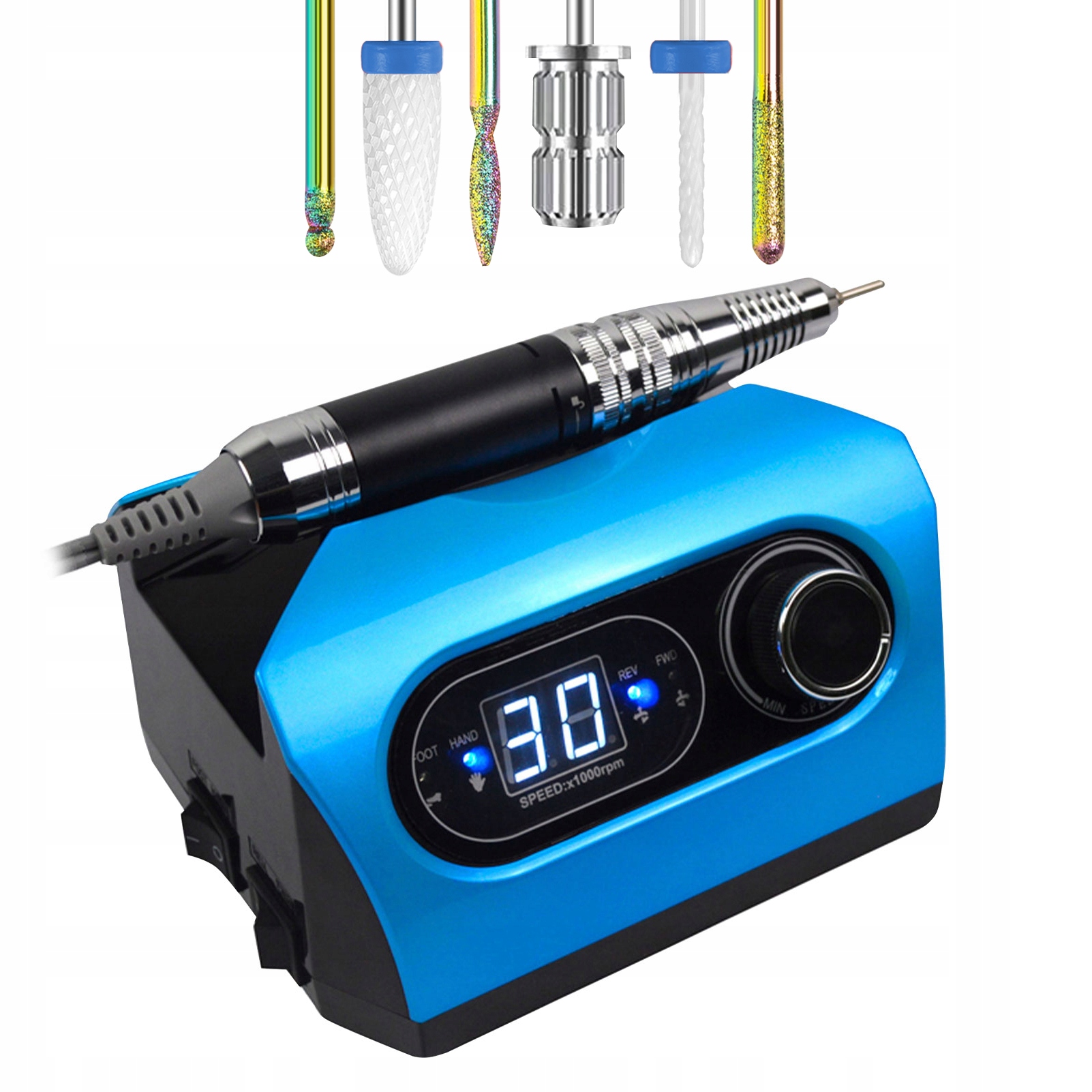 Frezarka Do Paznokci Super Mocna 65W Profesjonalna Marka Clavier