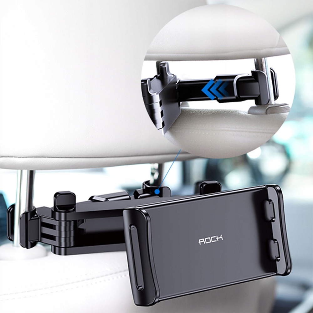 ROCK UCHWYT SAMOCHODOWY DO SAMOCHODU AUTA NA TABLET TELEFON ZAGŁÓWEK Marka Rock
