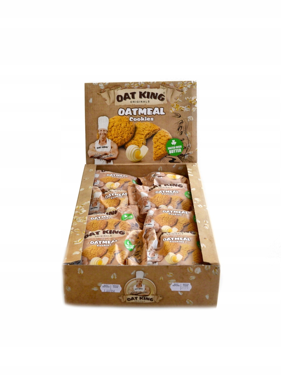 Levně Oat King Oat King oatmeal cookies 16 x 2x20g economy pack
