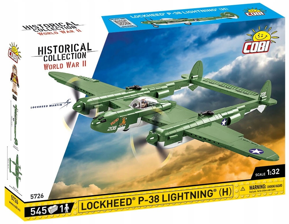 

Klocki Mała Armia Lockheed P-38 H Lightning Cobi