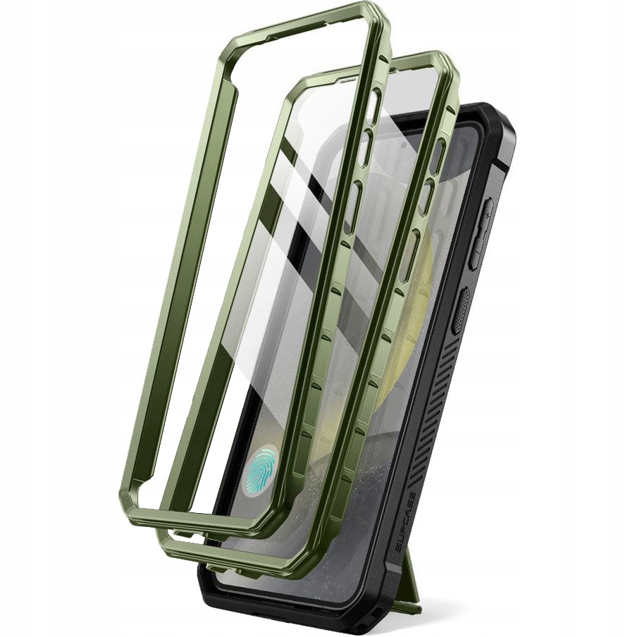 Pouzdro pouzdro Supcase pro Galaxy S25, pouzdro s pouzdrem na opasek a opěrkou