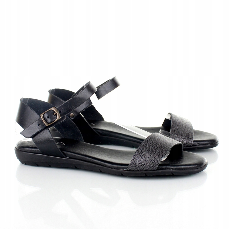 

Presso 7-2365/F antracita negro sandały R.41