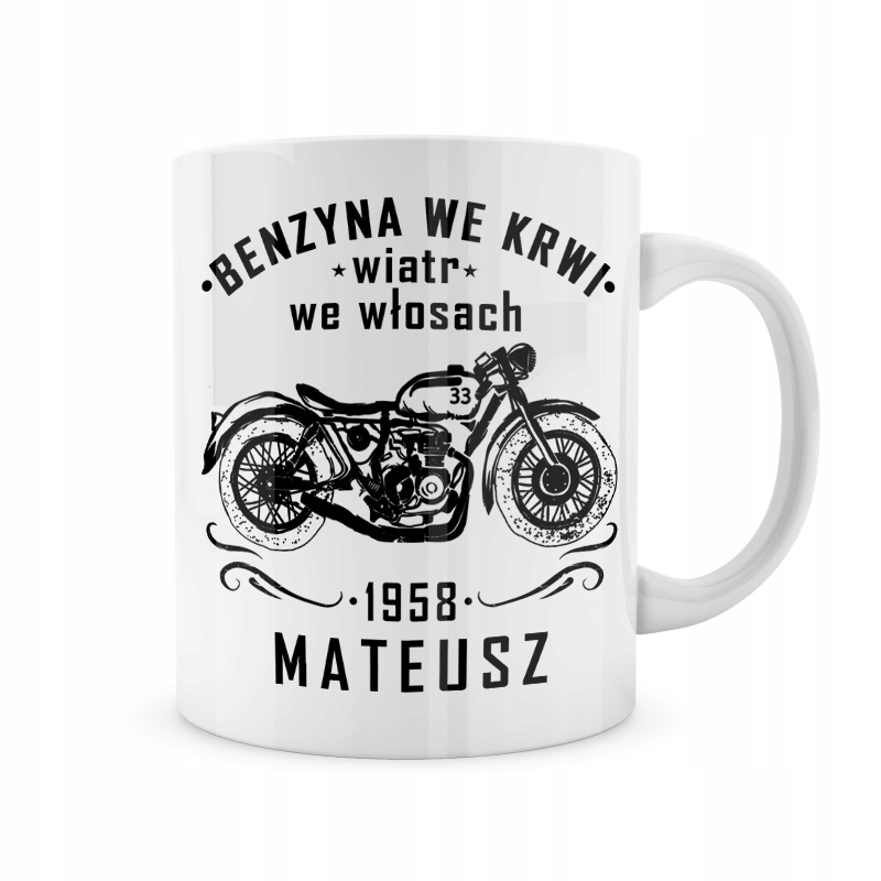 

Kubek dla Motocyklisty Benzyna we Krwi