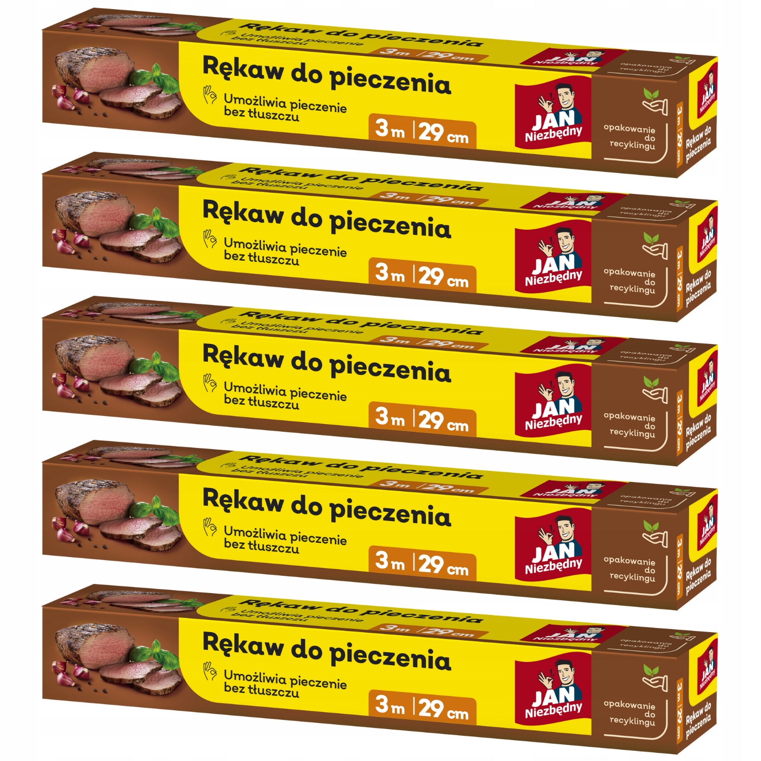 5X RĘKAW DO PIECZENIA DO PIEKARNIKA 3M NIEZBĘDNY