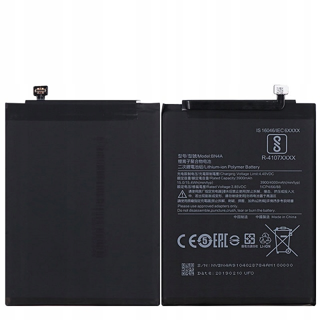 Bateria Do Xiaomi Redmi Note 7 Xiaomi 4000 mAh