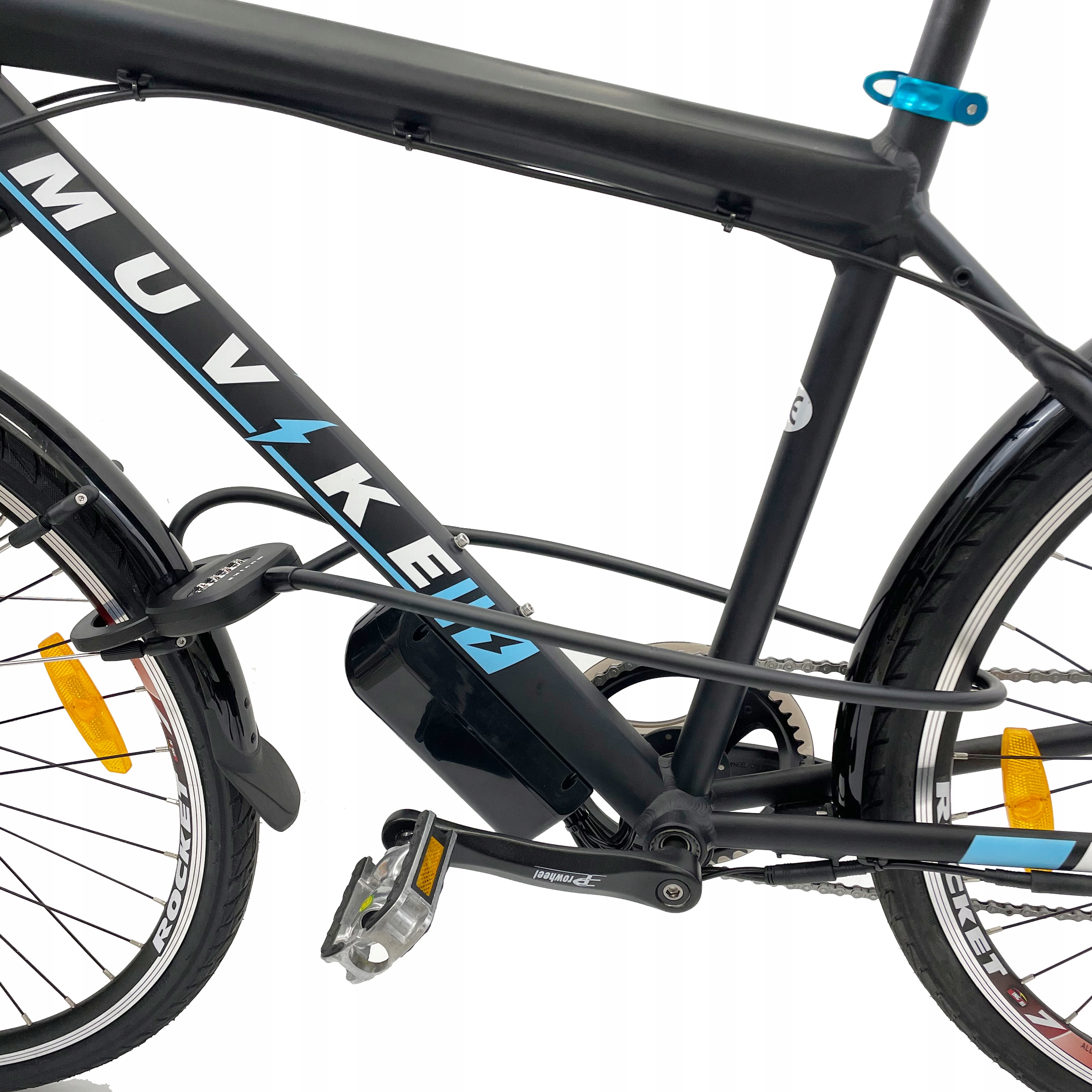 ZAPIĘCIE ROWEROWE KAJDANKOWE Z LINKĄ ZAPIĘCIE DO ROWERU HULAJNOGI MUVIKE Długość 138 cm