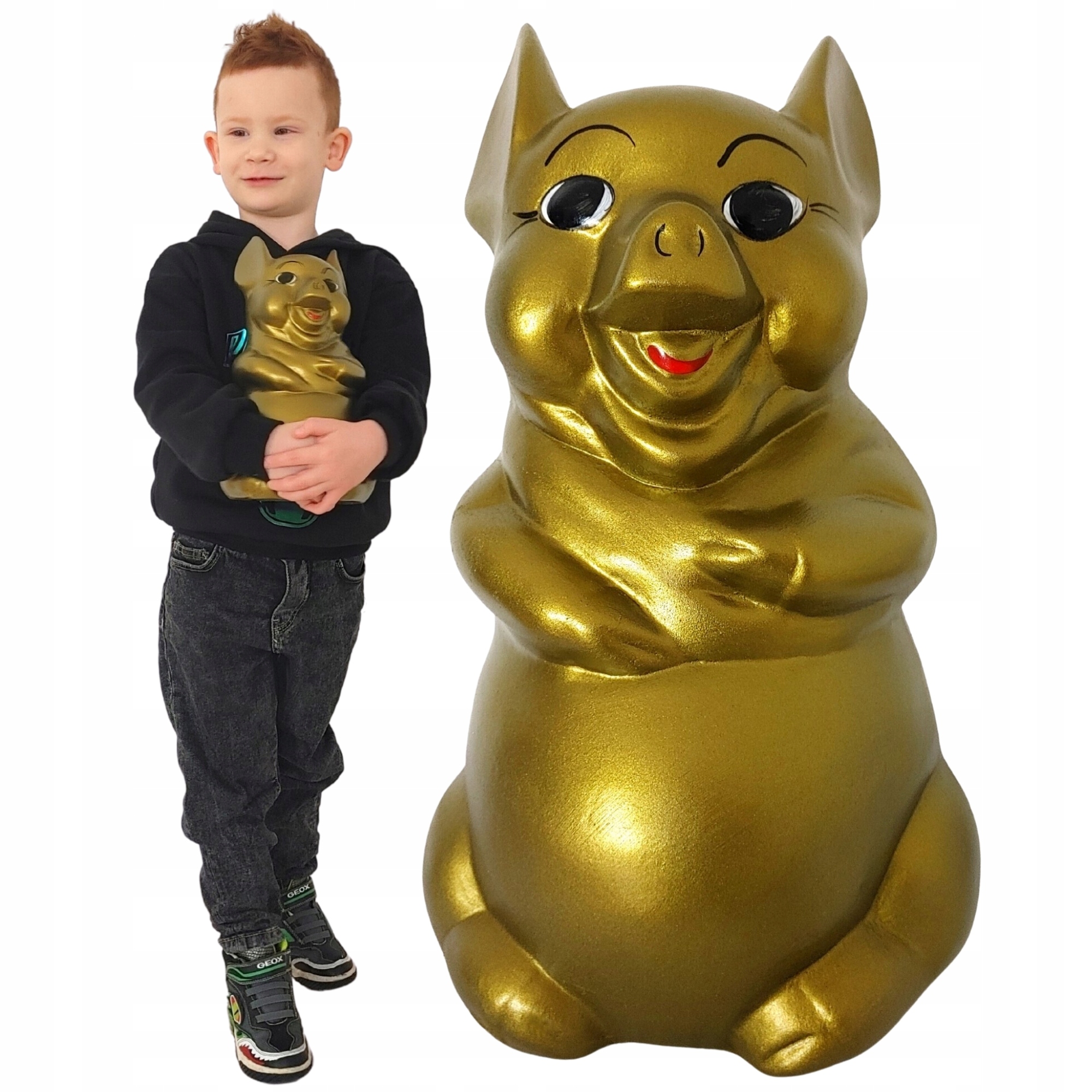 Pokladnička Velká Prostorná na rozbití Zlatá Keramika