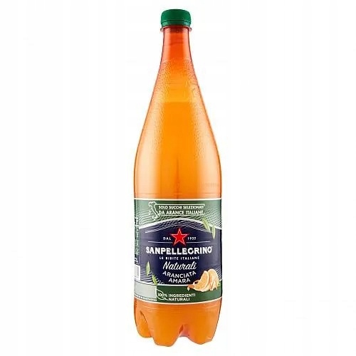 8x San pellegrino Amara Aranciata Naturalli 1,2 l hořká pomeranč