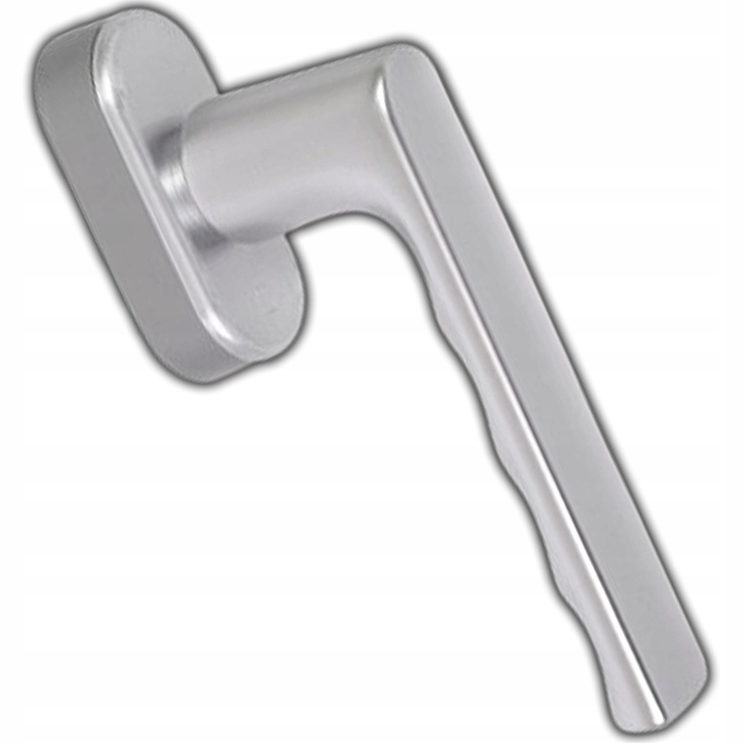 KLAMKA OKIENNA DO OKNA HOPPE SECUFORTE TRZPIEŃ REG 32-42 MM ALUMINIUM