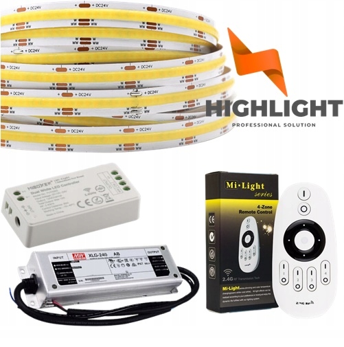 15m Sada led pások Cob Cct 16W 24V 640led CRI90