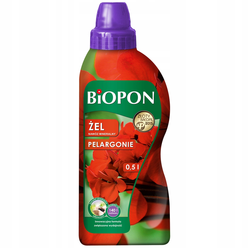 

Biopon Żel Płynny Nawóz Odżywka Do Pelargonii 0,5L