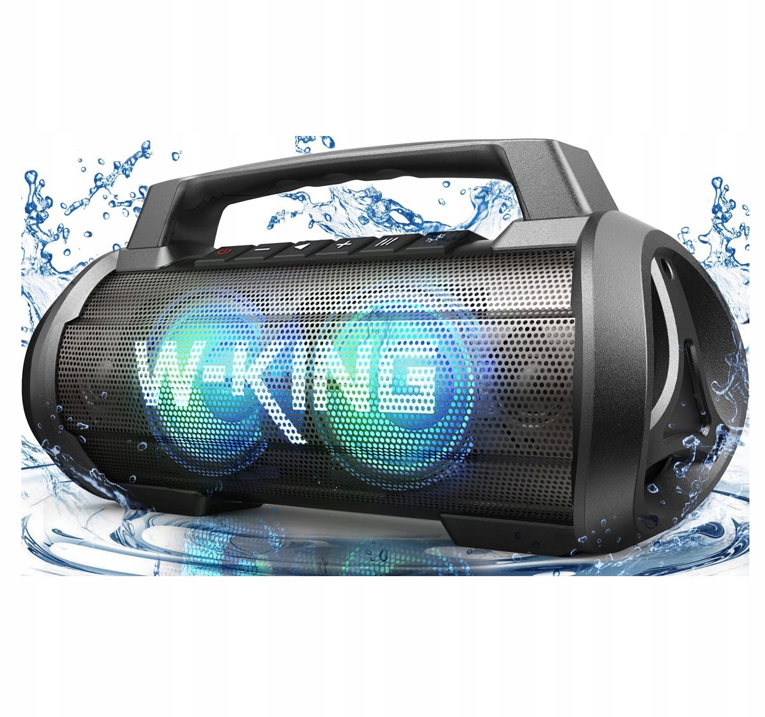 Duży Głośnik Bluetooth 70W Led Powerbank W-king