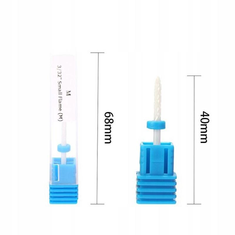FREZ CERAMICZNY DO HYBRYDY ŻELU SMALL FLAME ŚREDNI Typ frezów ceramiczne