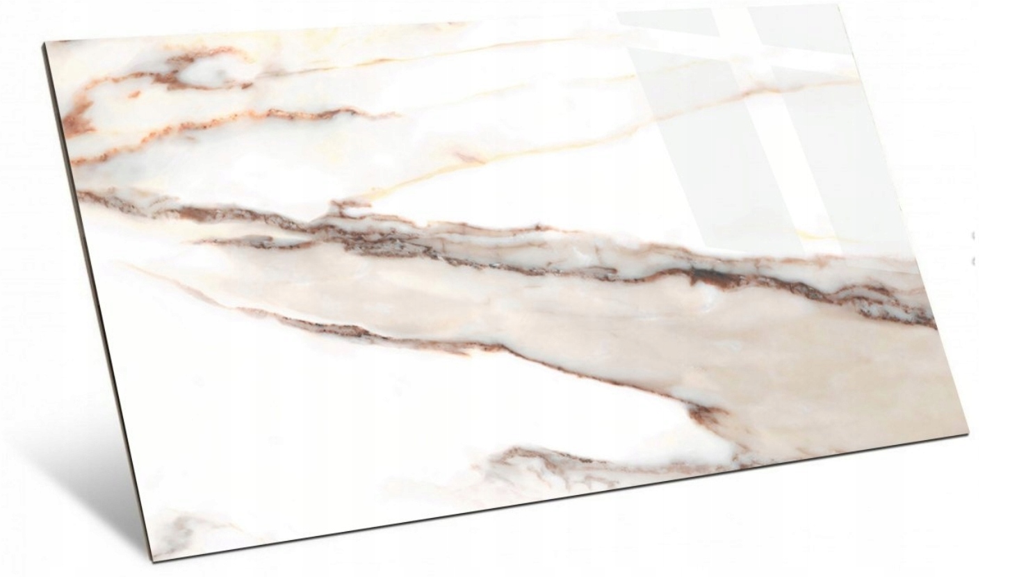 PŁYTKI GRES BIAŁY MARMUR ZÓŁTA ŻYŁKA NIĆ PODŁOGOWE ŚCIENNE 60X120 GAT I