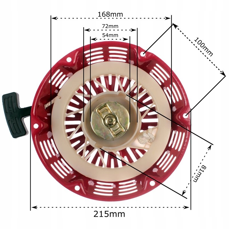 Starter szarpak rozrusznik do HONDA GX390 GX340 Kod producenta 188Tomi001