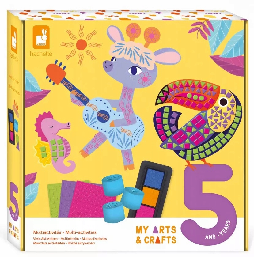 

Multizestaw kreatywny 5-latka My arts crafts Janod